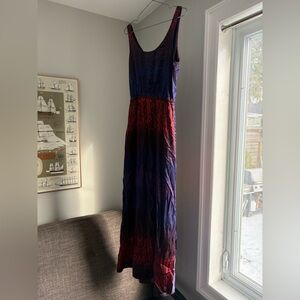 Club Monaco 100% Silk Sleeveless Maxi Dress